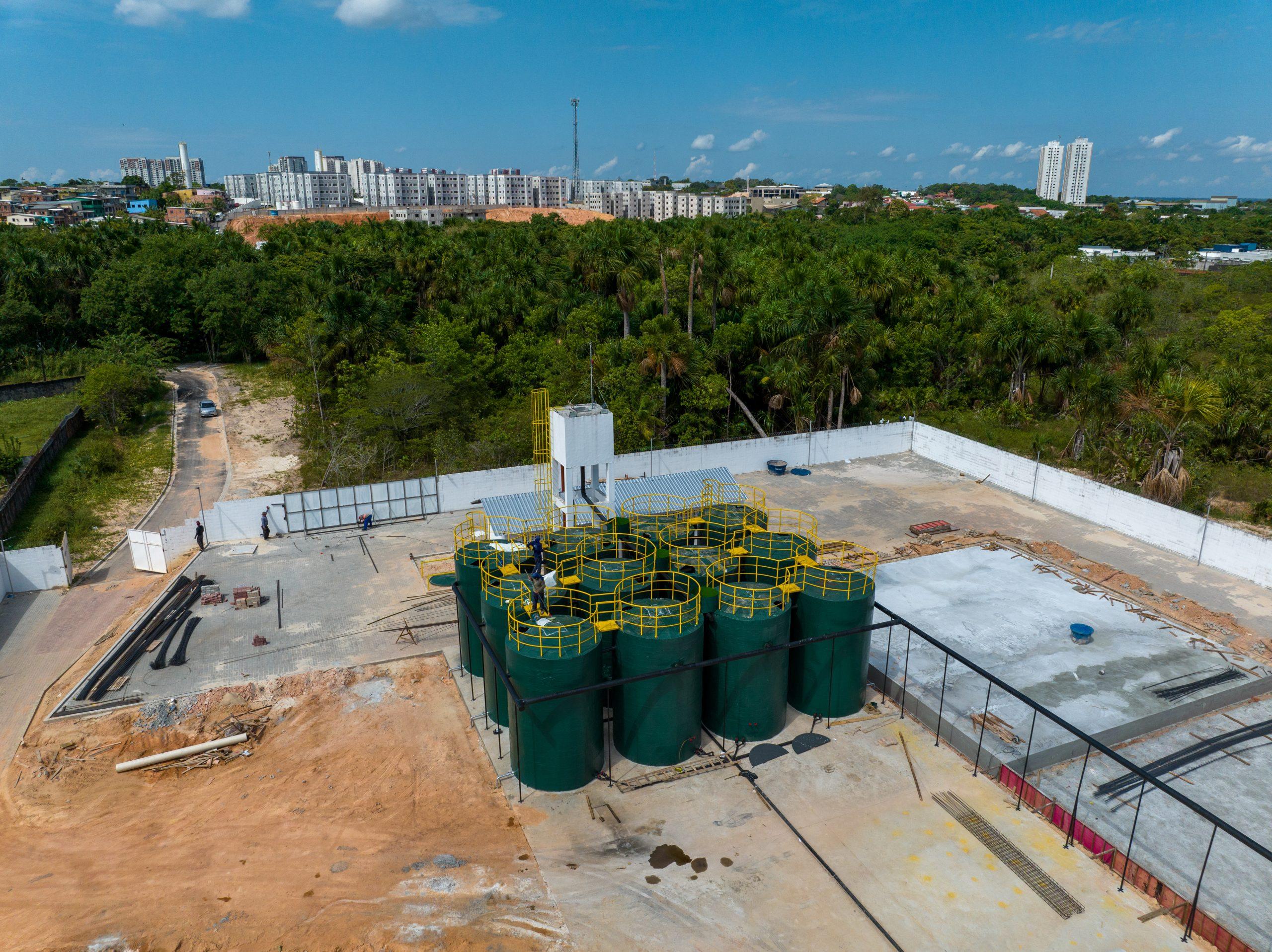 Bairro Parque Mosaico entrega nova estação de tratamento de esgotos para Manaus